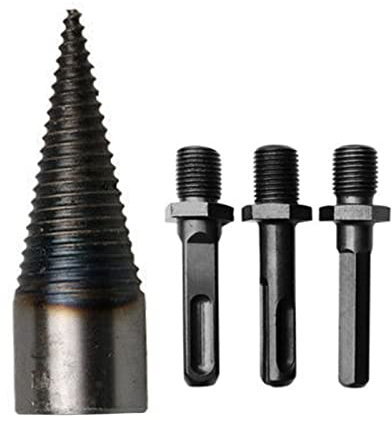 Taladro Divisor de Leña, 32mm Broca para Cortar Leña Juego, Broca de Madera Para Leña de Alta Resistencia, Broca Divisor de Leña para Taladro Eléctrico Martillo Fácil de Dividir