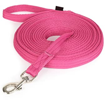 Shires Wessex Soft Feel Lunge Line 8m (Raspberry)