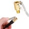 Gunwon 1Pcs Brass Tyre Valve Air Pump Clip,Air Chuck Tire Inflator Compressor Pump Connect Locking Tire Inflator Air Chuck Adapter,Car Universal Tyre Tire Inflator Valve Connector for Car Truck 8mm