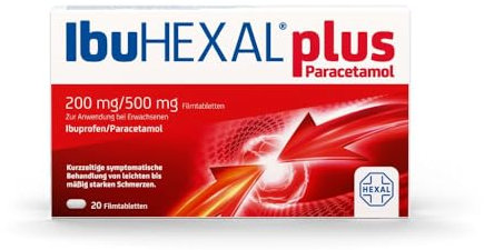 IBUHEXAL plus Paracetamol 200 mg/500 mg Filmtabl. 20 St