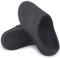 Git-up Pantoufles Orthopédiques pour Femmes et Hommes Support de Voûte Plantaire Chaussures de Maison à Semelle en Caoutchouc Antidérapante, Pieds plats, Fasciite Plantaire, Douleur au Pied, Noir 45