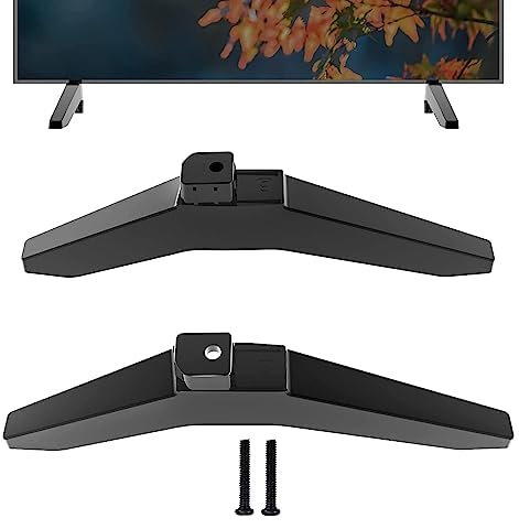 Dinghosen Patas de TV para LG Smart TV, soporte de mesa de TV de repuesto para LG 43 pulgadas LJ/UJ/UM/UN Series 43LJ5500UA 43UM6900PUA 43UN7300PUF 43UN7300PUC con tornillos, fácil de instalar