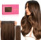 WENNALIFE Flip in Extensions Echthaar, 40cm 16 Zoll 125g Schokoladenbraun Flip in Extension Echthaar Haarverlängerung Echthaar Extensions Haarverlängerung Mit Draht Unsichtbare Haar Extensions