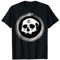 Ouroboros mit Totenkopf innen Okkultes Leviathan Kreuz Satanic T-Shirt
