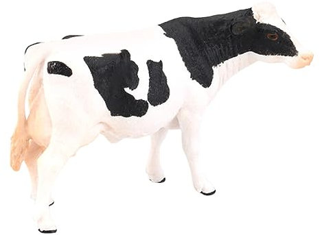 TOYANDONA Modelo De Vaca Lechera Adorno De Vaca Lechera En Forma De Accesorios Estatua De Vaca Lechera Juguetes De Animales Artificiales Juguete De Vaca Lechera Simulada 1 Ud