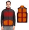 XINSONYUELL Beheizbare Weste für Herren Damen, Heizweste mit 9 Zonen Heizung, 3 Einstellbar Temperatur, Beheizbare Jacke Wärmeweste für Winter(ohne Powerbank & Akku)