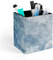 NTVOWPZO Porte-stylo en cuir synthétique pour bureau - Pot à crayons esthétique pour bureau et maquillage - Fournitures de bureau - Pétales de la Reine des Neiges - Bleu