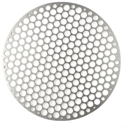 Grillroste aus Edelstahl, rund, Grillrost, Backmatte, Mehrzweck-Grillrost (20 cm)