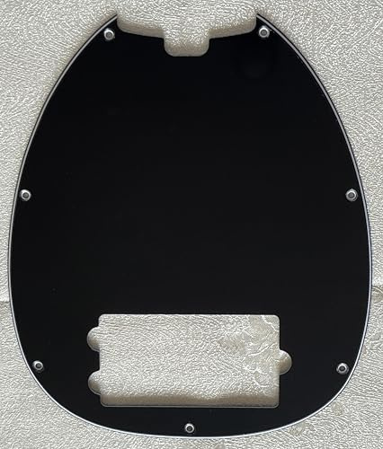Pickguard pour guitare Ernie Ball OLP Bass 4 cordes (3 plis noir)