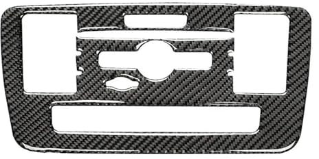 Schalttafelabdeckung Trims Für Benz A-Klasse Für GLA Für CLA 2016-2019 Carbon Faser Aufkleber Auto CD Klimaanlage Bedienfeld Abdeckung Trim Schalttafel Abdeckungen Aufkleber(A1)