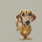 IHR Ideal Home Range Party-Servietten, Einweg-Servietten, 3-lagig, 16,5 x 16,5 cm, Dog Buddy Leinen, 20 Stück
