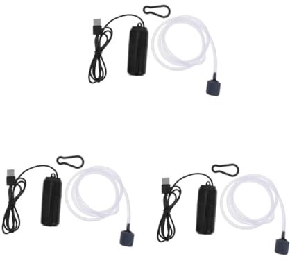 Yardwe Lot De 3 Pompes À pour Voiture Mini Pompe À Air pour Aquarium Pompe À Eau Portable Pompe À Air pour Aquarium Pompe À Air pour Ballon Unité De Climatisation Portable