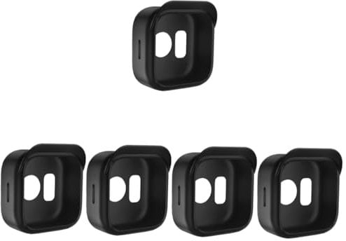 Angoily 5pcs Camera Case Cover Blink Security Camera Sunshade Cover Photography Accessories outside Mini Dash Cam Outdoor Rain Blink Panel Shockproof Removable Silica Gel Black