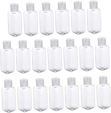 DEARMAMY 20pièces Flacons Vides Rechargeables Pour Bouteilles De Voyage Contenants Pour Bouteilles De Voyage Et Contenants Pour Produits De Toilette