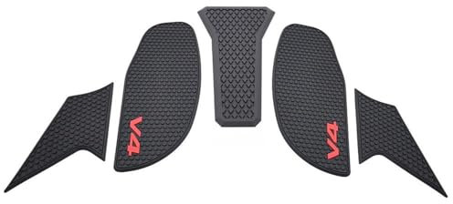 Trazione Pad Adesivo Laterale per Serbatoio Carburante per Ducati Panigale V4 V4S SP2 2025, Protezione Antiscivolo Protezione Serbatoio Adesivo per Moto