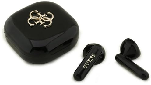 CG Mobile Guess Kopfhörer TWS 4G Metal Logo Bluetooth 5.4 In-Ear Kabellos (Schwarz)