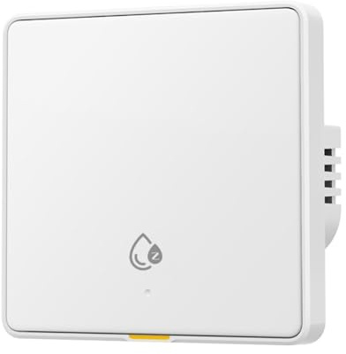 YEHEI Interrupteur Intelligent Tuya Zigbee RF433 20A 4000W pour Chauffe-Eau, Moniteur D'Alimentation, Interrupteur Mural avec Assistant AI, Blanc.