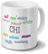 printplanet Tasse mit Namen Chi - Motiv Positive Eigenschaften - Namenstasse, Kaffeebecher, Mug, Becher, Kaffeetasse - Farbe Weiß