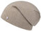 LIERYS Fine Merino Long Beanie Herren/Damen/Kinder (Länge: 30 cm) - Made in Germany - Strickmütze aus Merinowolle - Wintermütze in One Size (54-61 cm) - Herrenmütze Herbst/Winter beige One Size
