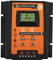 KIMISS Premium 12V/24V 30A 50A MPPT Solar Charge Controller Solar Panel Battery Regulator Dual USB LCD Display (50A) Black + Orange