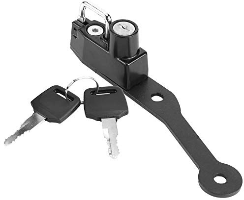KIMISS Helmschloss Motorrad Aluminiumlegierung Motorrad Helm Schloss Kit für MT-07 FZ-07 2014-2017 / FJ-07 2014-2016