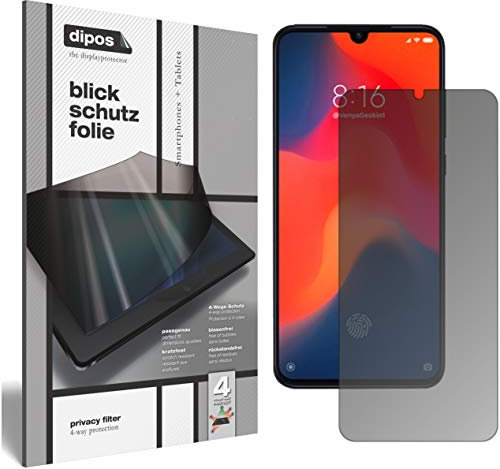 dipos I Protección de la Vista Compatible con Xiaomi Mi 9 SE Protector de Pantalla Privacy