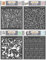 CrafTreat Texture Stencils for Furniture Painting Vintage - Woodgrain, Crackle, Marble and Script (4 Pieces) - Size: 15 x 15 cm - Textured Stencils for Painting on Concrete, Wood, Fabric, Canvas,