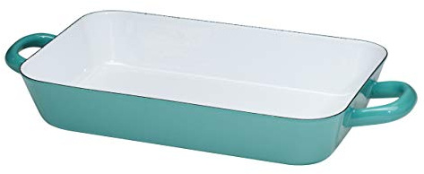 Riess, 0045-110, Schnabeltopf ? 14cm, NATURE GREEN MEDIUM, Emaille, Vol. (rec.): 1,3 Liter, Made in Österreich, LBH: 37,0x18,6x5,2cm, 0,779kg, Bratpfanne, Emailliert, Kratzfest, Ofenfest