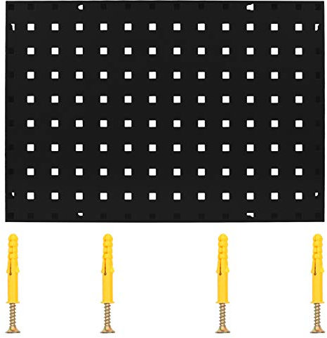 Cabilock 1stk Werkzeugaufhängebrett Stecktafel Basteln Gerahmte Stecktafel Verzinkte Steckplatte Rahmenwerkzeuge Wandsteuerung Für Garagenwerkzeuge Büro Leiste Verzinkter Stahl Kabel