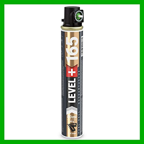LEVEL PLUS Fuel Cell RM165 Cartouche de gaz de rechange pour cloueur 165 mm gaz toutes saisons 80 ml 40 g Ø 32