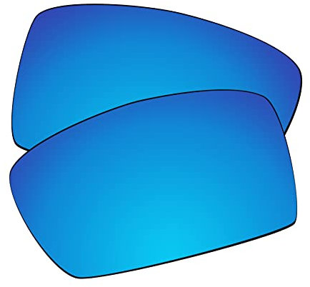 EZReplace Verres de rechange polarisés pour lunettes de soleil Oakley Gascan OO9014, Bleu glacier, taille unique