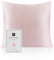 Taie d'oreiller en Soie pour Oreiller 100% Soie 22 Mommes Certifiée Oeko-TEX® Bienfaits Cheveux et Peau Anti Âge, Anti Acarien(65x65cm, Pink)
