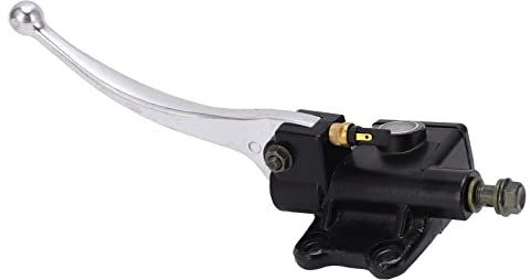 OUKENS Pompa freno a disco freno frizione, in lega di alluminio in alto a destra Leva pompa freno Sostituzione gruppo idraulico per Vespa PX 125 200 Scooter