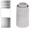 6PZ RACCORDO TUBO RIGIDO GUAINA pari diametro tenuta stagna Ø 16 mm IP65 in PVC grigio collegamento impermeabile