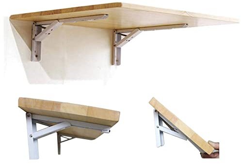wandklapptisch klapptisch Wand wandtisch klappbar, An der Wand montierter Klapptisch, für kleine Räume, Esszimmer, Zimmer, Arbeitszimmer, Küche, Abendessen, Bar, platzsparend (Größe: 15,7 *