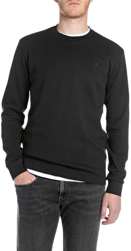 Replay Herren Langarmshirt aus Baumwolle