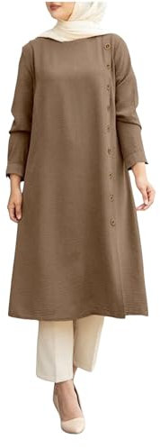 callmo Muslimische Kleider Damen 2 Teiler Muslim Kaftan GanzköRper Lang Gebetskleid Abaya Islamischer 2024 Ramadan-Fest Robe Ethnische Naher Osten Dubai TüRkei Maxi Abaya Burka mit Hijab
