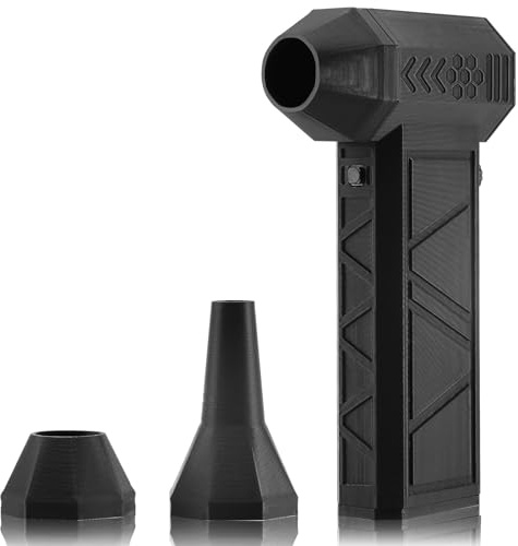 Crspexil Compressed Air Duster,Jet Dryer Blower,Portable Electric Air Duster,Jet Fan for Car Dry,Keyboard Computer Cleaning,Air Bed,Hair Dry