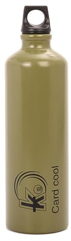 Botella de almacenamiento de combustible - Botella de combustible para camping de 750 ml | Cilindros de combustible para contenedores de combustibles líquidos de aleación de aluminio | Lata de almacen