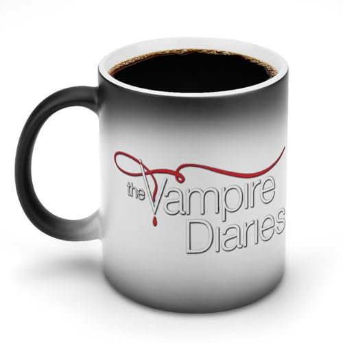 AFLJNYNN Vampire Dia-ries Tasse magique en céramique avec impression thermique cachée