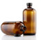2pcs 500ml botellas de vidrio ámbar con tapas envases recargables para almacenar condimento aceites esenciales caseros cocina de la planta