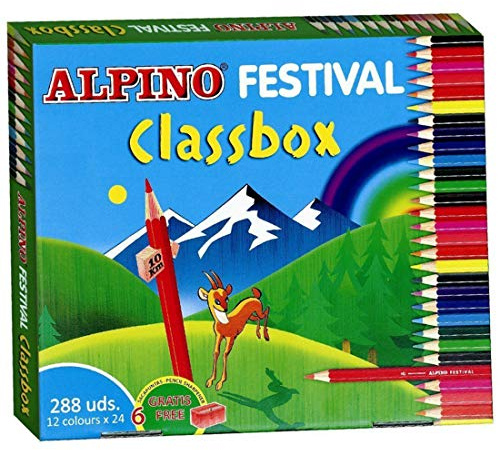 Alpino - Lápices alpino 12 colores x 24 unidades