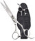 Olivia Garden Silkcut 5.5 - Rechtshänder Schere - Präzisionsschneiden, Ergonomischer Griff, Für Professionelle Friseure