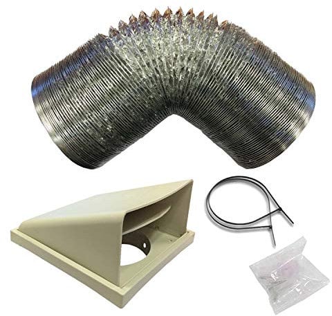 SIA D7 Universal Kitchen Cooker Hood Extractor Fan Ducting Vent Kit 150mm x 3m