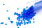 Creativery ca.100g Beutel Tautropfen ca. Ø 7 mm Raindrops Kristalltau Deko Streudeko Granulat Dekogranulat transparent (blau 352 / königsblau/Royalblau)