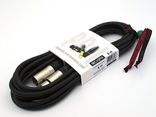 X-LEAD MC10PN050BK serie PLATINUM - Cavo microfonico professionale di alta qualità - XLR/XLR - cavo bilanciato - connettori originali NEUTRIK - (5 m, nero) - MADE IN ITALY by INCO