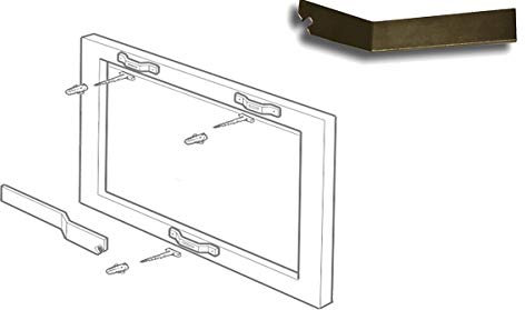Anti-Theft Security Picture Hooks/Hangers Kit & Spanner. Security hardware system for locking framed pictures to The wall. for wooden & polymer picture frames (Key to Lock & Unlock Frame)