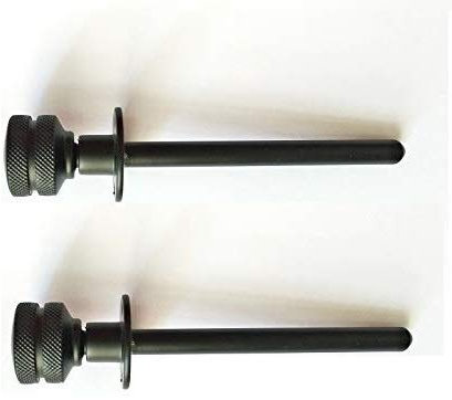 Pasador seguro corredera/persiana Negro 2UDS