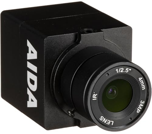 Aida HD-100A Cámara compacta Full HD HDMI POV con Entrada de Audio estéreo TRS, Formato Multi HD