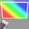 BRILONER Leuchten - LED Panel, Deckenleuchte dimmbar, Deckenlampe, RGB, Farbsteuerung, Backlight, inkl. Fernbedienung, 15 Watt, 1.850 Lumen, 4.000 Kelvin, Weiß, 293x293x28mm (DxH)